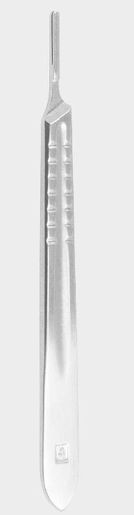 Ручка скальпеля № 4 до лез малого розміру, 12,5 см (cm)